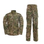 Minghe Military Tactical Men’s Combat Uniform Set Shirt and Pants Sets Cp Camo Uniforms for Army Airsoft Paintball Hunting, Medium