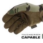 Mechanix Wear: The Original Tactical Work Gloves with Secure Fit, Flexible Grip for Multi-Purpose Use, Durable Touchscreen Safety Gloves for Men (Camouflage – MultiCam, Large)