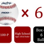Rawlings | RAISED SEAM Practice Baseballs | R100-P | High School/Youth | 6 Count