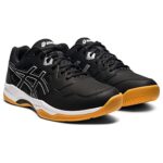 ASICS Men’s Gel-Renma Pickleball Shoes, 9.5, Black/White