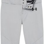 Under Armour Boys’ Utility Pant Closed, (080) Baseball Gray / / Black, Youth Small