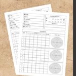 Archery Score Sheets Log Book: Archery Training Practice Journal With Score Cards For Recording Rounds & Notes I Score Book Gift For Archerers & … During Training, Competitions & Tournaments
