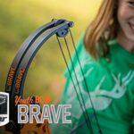 Bear Archery Brave Bow Set for Youth, Right Hand, Black
