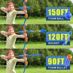 ONLYFUN Bow and Arrow Toy Set, 3 in 1 Arrows for Kids, Archery Toy Set for Kids, Outside Toys for Kids