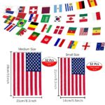 YOFANUP Womens World Cup 2023 Decoration Flags Banners, Soccer Party Decorations, 32 Teams Flag String Decoration for Party, Family Garden, Bar, Restaurant, class