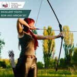 Sumpley Archery Bow and Arrow Set – Bow and Arrow for Adults – Archery Training Outdoor Sports Game Hunting Gift for Teens and Kids