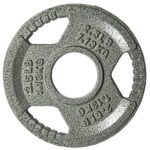 BalanceFrom Cast Iron Plate Weight Plate for Strength Training and Weightlifting, Olympic, 2.5-Pound, Set of 4