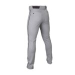 EASTON RIVAL+ Piped Baseball Pant, Grey/Black, Youth, XLarge