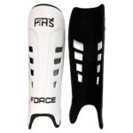 Field Hockey Shin Guards Force with No Straps (Medium, Force – White)