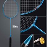 Senston N80-2 Pack Badminton Racquet, Professional Full Carbon Fiber Badminton Rackets Set with Grip