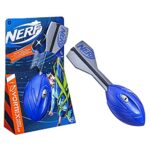 NERF Vortex Aero Howler Foam Ball – Classic Long-Distance Football — Flight-Optimizing Tail — Hand Grip – Indoor and Outdoor Fun (Blue)