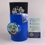 Chill-N-Reel Fishing Can Cooler (from Shark Tank) with Attached Hand Line Reel (Blue)