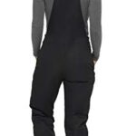 Arctix Women’s Essential Insulated Bib Overalls, Black, Large