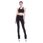 LIUHUO Figure Skating Pants Girls Training Wear Quality Crystals Black Child Skating Leggings