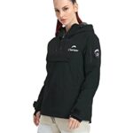 kirnusino Ski Jackets for Women Snow Coat for Women Windbreaker Waterproof Mountain Windproof Snow Coat Warm Winter-Black-M