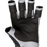 Helly-Hansen Unisex Sailing Glove Short, Black, X-Small