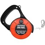 Scuba Choice Scuba Diving Multi Purpose Dive Reel, 150′, Orange