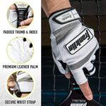 Franklin Sports Pickleball Gloves – Men’s + Women’s Adult Size Pickleball Gloves – Left Hand Glove for Pickleball + Racquetball – Pickleball Gear + Accessories – Lefty – White – Adult Medium
