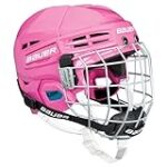 Bauer Prodigy Hockey Helmet Combo with Cage, Youth Size (Pink)