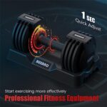 Adjustable Dumbbells 25LB Single Dumbbell Weights, 5 in 1 Free Weights Dumbbell with Anti-Slip Metal Handle, Suitable for Home Gym Exercise Equipment
