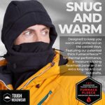 Tough Headwear Balaclava Ski Mask – Winter Face Mask Cover for Extreme Cold Weather – Heavyweight Fleece Hood Snow Gear for Men & Women