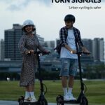 5TH WHEEL V30PRO Electric Scooter with Turn Signals – 19.9 Miles Range & 18 MPH, 350W Motor, 10″ Inner-Support Tires, Dual Braking System and Cruise Control, Foldable Electric Scooter for Adults