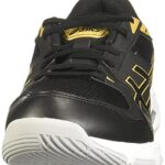 ASICS Men’s Gel-Rocket 10 Indoor Court Shoes, 11, Black/Pure Gold