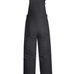 GEMYSE Men’s Insulated Waterproof Ski Bib Overalls Winter Snowboarding Pants (Grey Black,Large)
