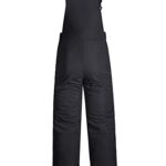 GEMYSE Women’s Insulated Waterproof Ski Bib Overalls Winter Snowboarding Pants (Black C,X-Large)
