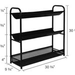 StorageWorks Garage Sports Equipment Organizer, 3-Shelf Ball Rack for Basketball, Garage Toy Storage, Medium