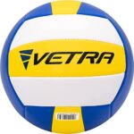 VETRA Premium Soft Touch Volleyball – Official Size 5 for Indoor/Outdoor/Gym/Beach Games – Durable Stitching, PVC Cover & Soft Grip Technology – Ideal for Adults, Girls, Beginners, Gifts