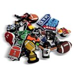 ENERLIZ Sports Shoe Charms for Croc, Basketball Football Baseball Soccer Shoe Decoration Charms Accessories Pack for Boy Girl Women Men