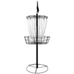 Remix Double Chain Practice Basket for Disc Golf – Black