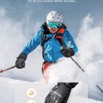 AstroAI Winter Snow Gloves Ski Gloves Men Womens Waterproof & Windproof Touchscreen snowboarding Gloves for Cold Weather Running Cycling Snowboarding Driving Outdoor Work