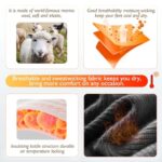 DarkCom Mens and Women Ski Socks Comfortable,Warm Merino Wool Ski Socks,Snowboarding Socks Breathable 4-Pair Colour Mixtcure?Size 6-10