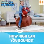 WADDLE Hip Hoppers Bouncy Hopper Inflatable Hopping Animal Bouncer, Supports Up to 250 Pounds, Ages 5 and Up (Brown Bull)