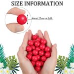 Civaner 150 Pieces 68 Cal Paintballs Solid Balls 68 Breaker Balls Hard Nylon Paintball for Shooting Training Practice