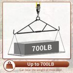 GearOZ Deer Hanger, Elk Hoist Pulley Lift System with Gambrel, Hunting Game Hanging Kit for Deer Carcass/Butcher, Max to 700 LBS, Wild Hunting Gifts for Men, Deer Hunting Accessories