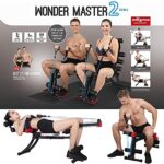 BODY RHYTHM 22 in 1 Wonder Master Core & Abdominal Workout Equipment, Foldable & Adjustable Rowing Machine, Core Strength Training& Abdominal Exercise Trainers with 22 Ways to Exercise for Home Gym.