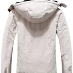 DLGJPA Women’s Mountain Waterproof Ski Jacket Hooded Windbreakers Windproof Raincoat Winter Warm Snow Coat