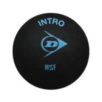 Dunlop Squash Balls Intro Blue, 3 Ball Blister Pack, for Beginners and Hobby Players – Fast Speed