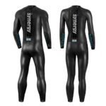 Synergy Triathlon Wetsuit 3/2mm – Volution Full Sleeve Smoothskin Neoprene for Open Water Swimming Ironman & USAT Approved  (Men’s S3, Men)