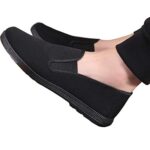 Martial Art/Kung Fu/Tai Chi Shoes Rubber Sole Canvas Shoes Unisex Black Size 9 (260cm)