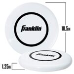 Franklin Sports Flying Disc – Sport Disc for Beach, Backyard, Lawn, Park, Camping and More – 140 Gram Disc – Perfect for Dogs – Great for All Ages, White
