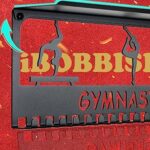 iBobbish Premium Non-Slip Gymanstics Medal Hanger Display Shelf,She Believed She Could SO SHE DID Trophy Shelf,Medal Hanger Display for Wall with 16inchL,Upgraded Medal Holder Display for Girls