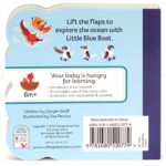 Little Blue Boat Chunky Lift-a-Flap Board Book (Babies Love) (Ocean Lift-a-Flap)
