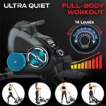 Fitness Reality Magnetic Rowing Machine with Bluetooth Workout Tracking Built-In, Additional Full Body Extended Exercises, App Compatible, Tablet Holder, Rowing Machines for Home Use