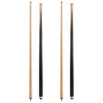 HMQQ Pool cue/Billiards Cue Stick?58″ 2-Pieces Pool Stick Wth 13MM Fiber Leather tip,Set of 2 ?