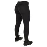 CHAMPRO Women’s Tournament Traditional Low-Rise Polyester Softball Pant, Small, Black