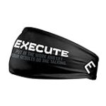 Elite Athletic Gear Unisex Headband/Sweatband. Multiple Designs! Sports, Fitness, Working Out, Yoga. (Execute)